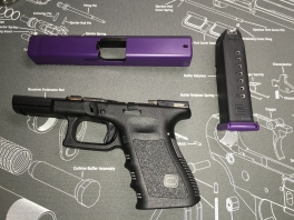 Painted a Glock for a girl Passion Purple
