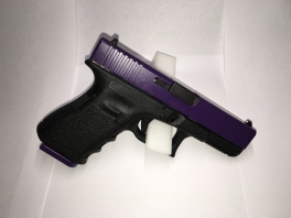 Painted a Glock for a girl Passion Purple